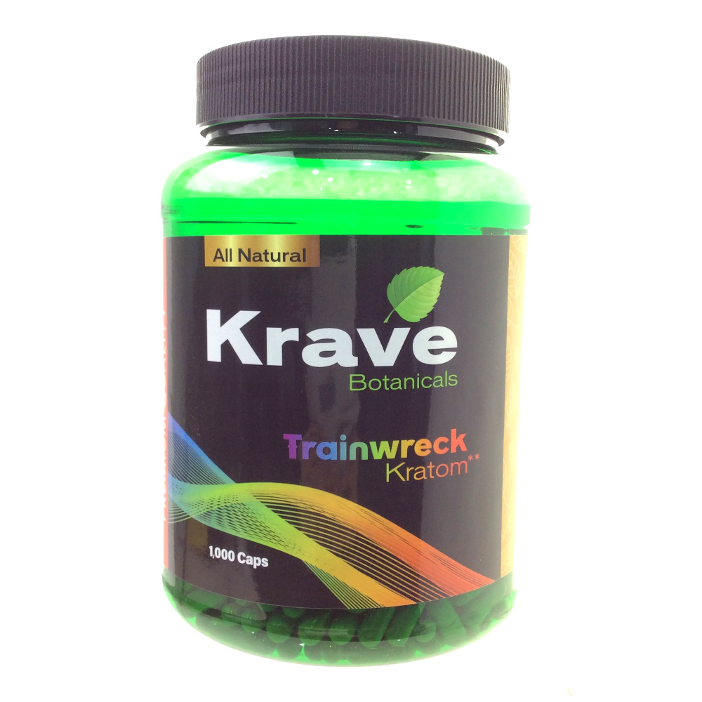 Krave Trainwreck Kratom - 500 Capsules