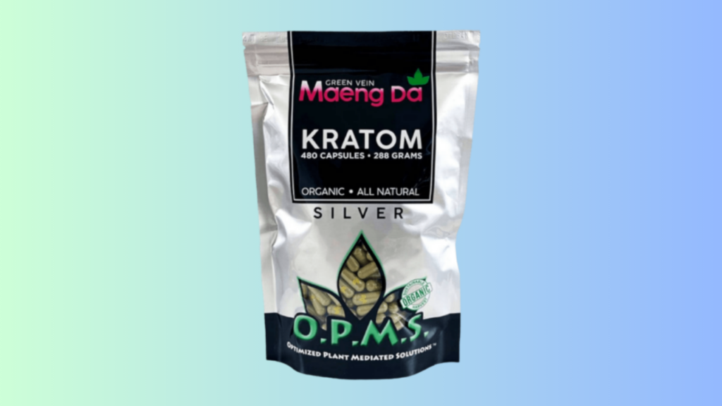 Green Maeng Da Kratom Capsules Packaging