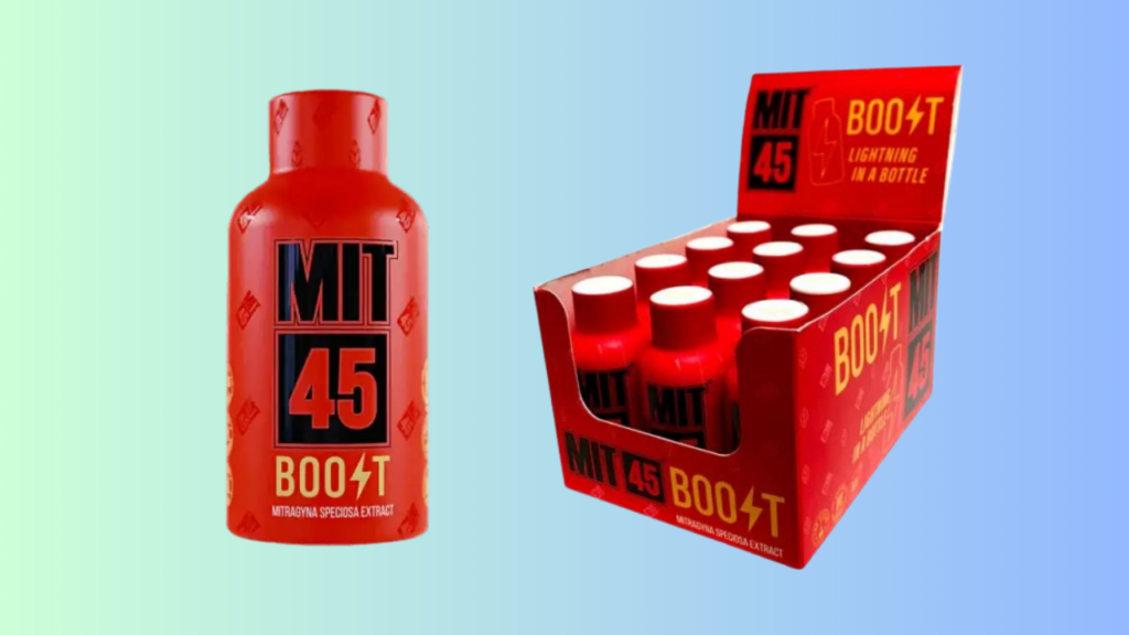 MIT45 Boost Kratom Energy Shot Packaging
