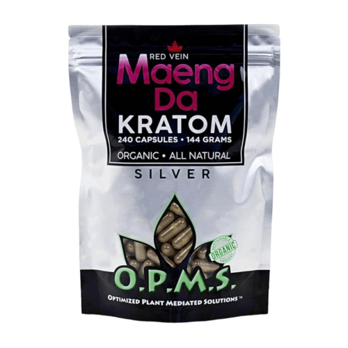 OPMS Silver Green Vein Maeng Da Capsules