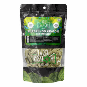 Buy Kratom Earth Super Indo 150ct Caps