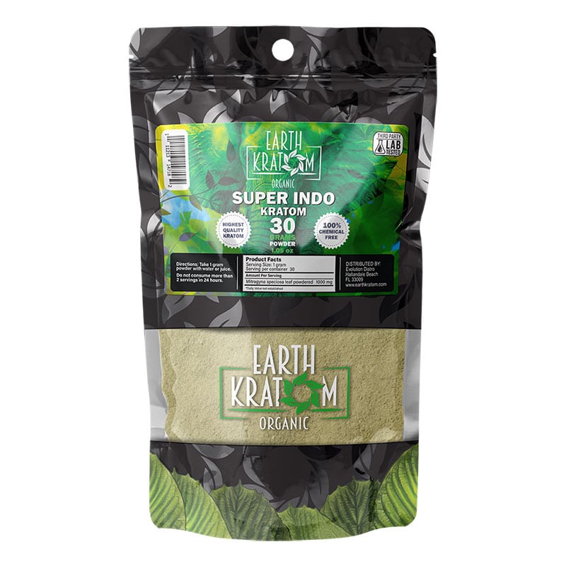 Earth Kratom Super Indo 30g Powder