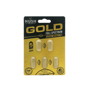 Hush Gold Kratom Capsules