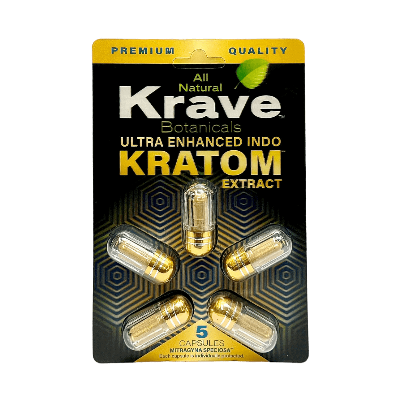 Krave Kratom Indo Extract Capsules