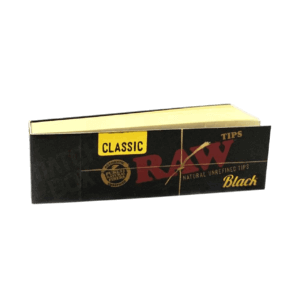 RAW black tips rolling papers