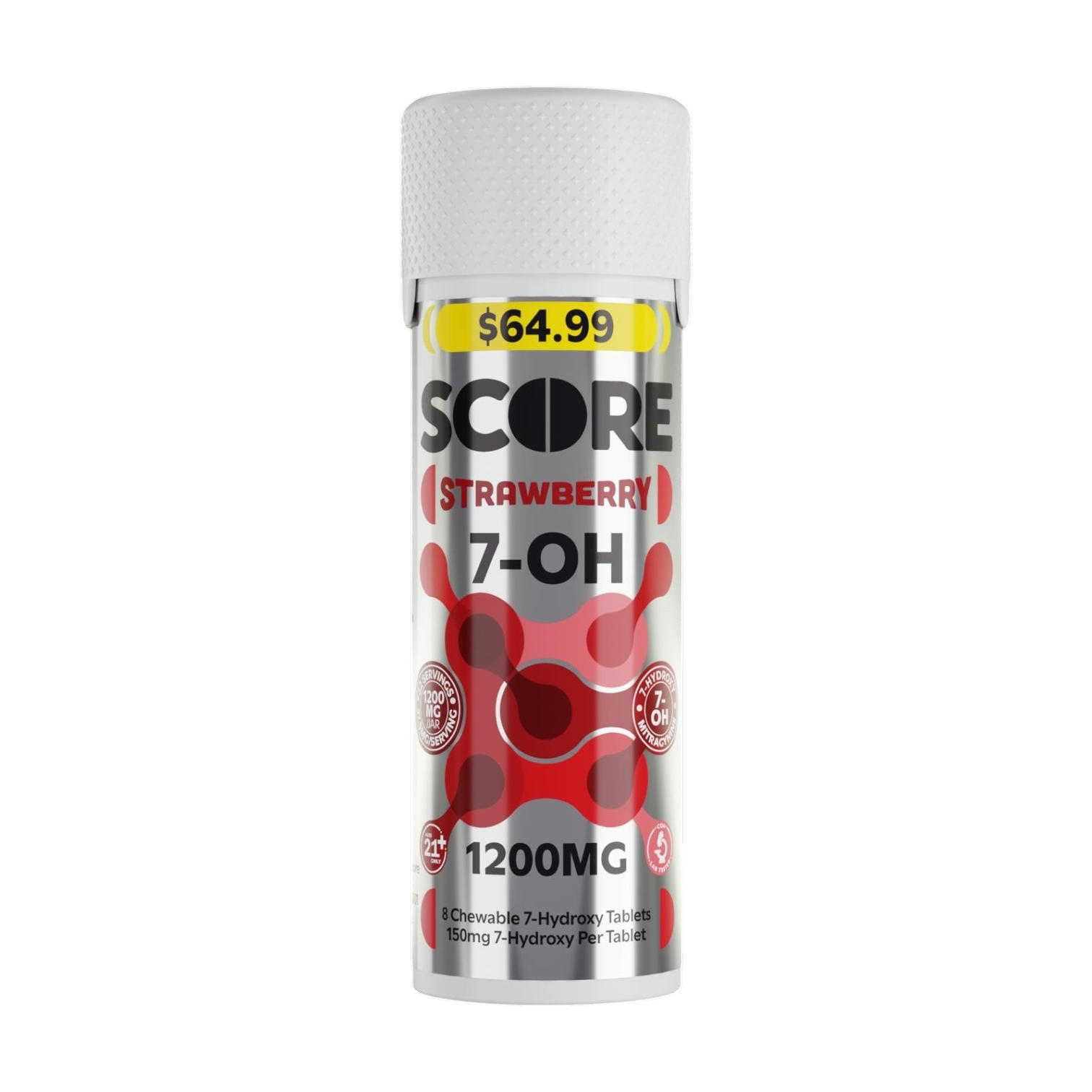 その他 TODOKUR0 Score 7OH Kratom Extract Tablets Strawberry (150mg/tab) - Kures