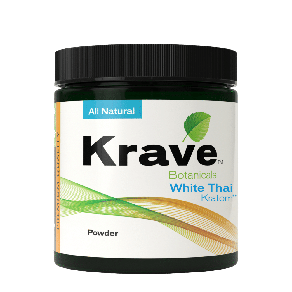 Krave White Thai Kratom - 300 Count