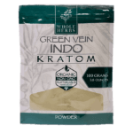 Whole Herbs White Vein Indo Kratom Powder Package